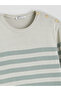 Rmz Gi̇yi̇m Farkiyla Zero Roba Collar Striped Women's Knitwear Sweater - 7