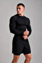 Basic Men's Long Sleeve Compression Body T-Shirt – Fitted Sports T-Shirt - 4