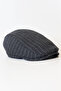 100% Wool Men's Beanie – Anthracite Striped Classic Beanie - 4