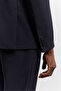 Men's Navy Blue Mono Closure, Pocket Technical Classic Jacket A62Y4009 - 3