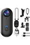 4K Mini Action Camera|Ultra-Light Thumb-Sized Body Cam with WiFi, 360° Rotating Clip, Magnet