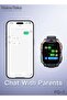 FG-1 Kids' 5G Smart Watch With SIM Card Support Front and Back Cameras Black - 3