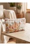 Nostalgic Floral Pattern Zipper Pen Holder Glasses Case - 6