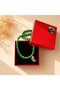 Green Moon Zircon Stone Necklace - 5