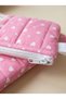 Pink Heart Patterned Zippered Pen Holder Glasses Case - 7