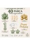 Birthday Decoration Set for Ages 1-9 |   Balloon Chain, Number Balloon, Happy Birthday and Star Foil Balloon Set Birthday Party Decoration Set Ornament - 2