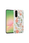 Galaxy A56 Case Flower and Bow Pattern with Camera Raised Brsa Premium