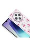 Xiaomi Redmi 14C 4g Case with Floral and Bow Pattern, Camera Raised Design, Lckc Premium - 3