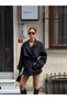 New Season Women's Midi Length Oversized Trench Coat with Belted Waist - 4