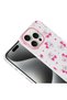 iPhone 14 Pro Max Case Floral and Bow Pattern with Camera Raised Omsy Premium - 3