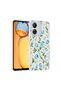 حافظة هاتف Xiaomi Poco C65 بنمط الزهور والفيونكة مع كاميرا مرتفعة VRDR Premium - 6
