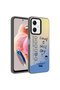 Xiaomi Redmi Note 12 4g Case Vibe Patterned Camera Raised Matte Anti-Fingerprint Silicone Omsy