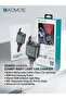 AM8006 45W 4-in-1 Starry Night Light Retractable Car Charger & Multi-Device Fast Charging Adapter - 5