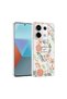 Xiaomi Redmi Note 13 Pro 5g Case with Floral and Bow Pattern, Camera Raised Premium