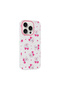 iPhone 15 Pro Max Case with Floral and Bow Pattern, Camera Raised Design, Senk Premium - 2