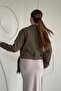 Khaki Belted Short Trench Coat - 3