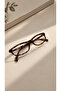 Mi̇raz.S - Blue Light Protected Women's Glasses Cat Eye Leopard Pattern Optically Compatible Frame - 5