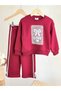 New Season Girls' Lace Detailed Kindergarten, Nursery, Daily Wear Spanish Style Top and Bottom Set - 2