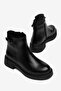Elora Elastic Zippered Boots Black - 4