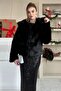 Black Fur Short Coat - 2