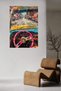 Colorful Racing Cockpit Urban Metal Wall Art - 5