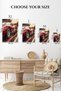 Red Vintage Sports Car Metal Wall Art - 6