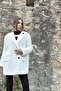 White Feather Soft Coat - 5