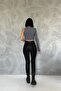Gray Asymmetrical Crop - 6