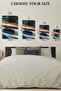 Black Classic Coupe Motion Metal Wall Art - 6