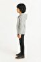 Boys' Winter Thick 3-Strand Hooded School Jacket with Pockets Cardigan - 3