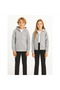 Girl's Winter 3-Strand Hooded School Jacket with Pockets Cardigan - 2