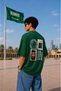 Saudi Arabia National Day Men's T-Shirt 100% Cotton Oversize Short Sleeve T-Shirt - 2