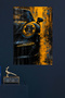 Classic Car Headlight Abstract Metal Wall Art - 4