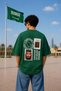 Saudi Arabia National Day Men's T-Shirt 100% Cotton Oversize Short Sleeve T-Shirt