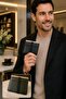 Genuine Leather Elastic Credit Card Holder