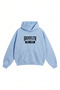 Unisex Men'S/Women's Brooklyn Printed Oversize Cotton Hooded Sweatshirt