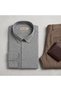 Men's Classic Loose Fit Long Sleeve Checkered Dad Shirt with Pockets