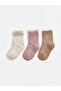 Patterned Baby Girl Socks 3-Pack (W6) - 6