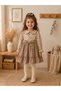 Baby Girl Dress with Collar and Belt, Age 2-5 Years