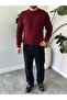 Mira Premium Braided Hair Crew Neck Thick Knit Sweater - 6