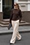 Kayık Collar Gathered Accessory Detail Textured Women's Blouse 52115185