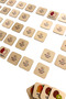 Memory Cards Matching Game, Fruits, 20 Pairs / 40 Wooden Cards - 4