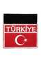 Turkish Flag Turkey Written Embroidery Emblem Rectangular Velcro 5X7 cm 5 Pieces - 4