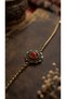 Agate Vintage Adjustable Copper Women's Bracelet Natural Stone Bracelet - 4