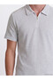 Esvab • Modern & Distinctive Stand-Up Collar Textured Men's T-Shirt - 3