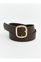 Rmz Gi̇yi̇m Farkiyla Women's Rectangular Buckle Faux Leather Belt - 2
