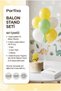 Dinosaur Themed Yellow Glitter Number Candle and Balloon Stand Set - Boy's Birthday Party Decorations (0-9 Years Old) - 5