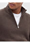 Esvab • Modern & Distinctive Stand Collar Men's Knitwear Sweater - 3