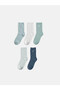Esvab • Modern & Distinctive Heart Embroidered Women's Socks, Pack of 5