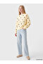 Esvab • Modern & Distinctive Polka Dot Loose Fit Women's Thick Sweatshirt - 2